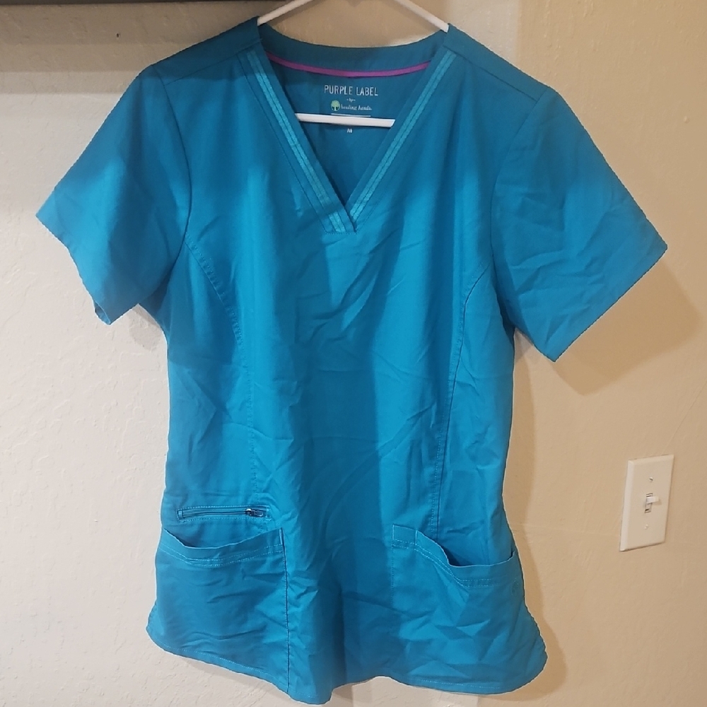 Healing Hands M V-Neck Scrub Top